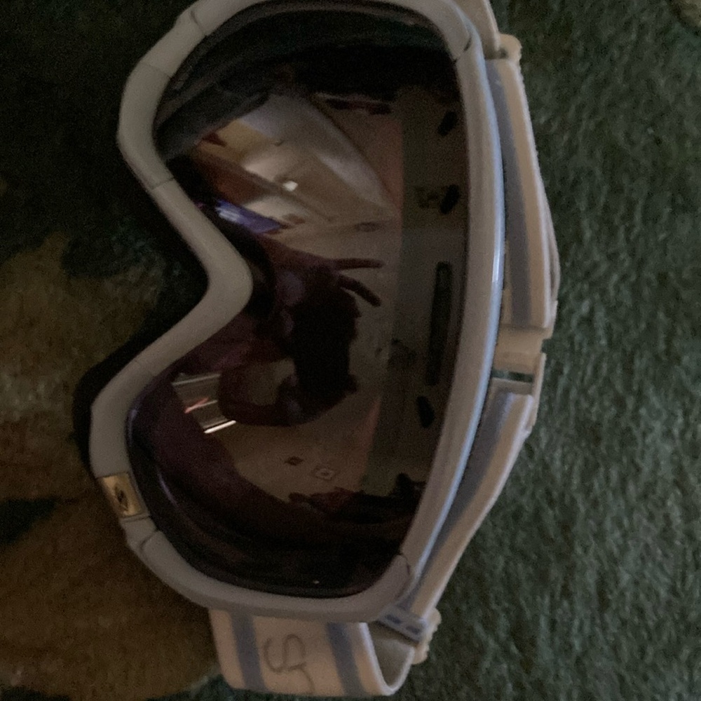 Ski Goggles with White Frame